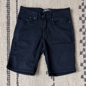 DUER Men's Black Jean Shorts